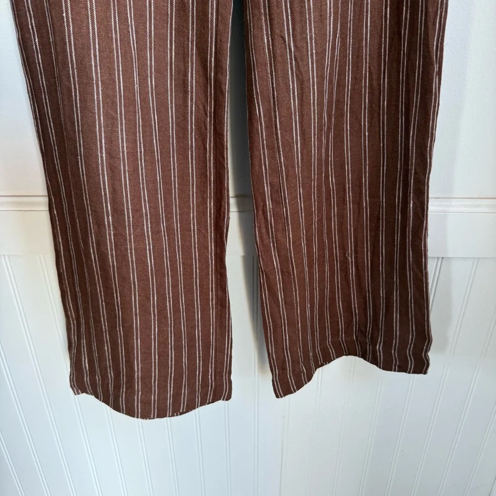 Reformation Vida Linen Low Rise Pant Size 0 - Picture 7 of 9